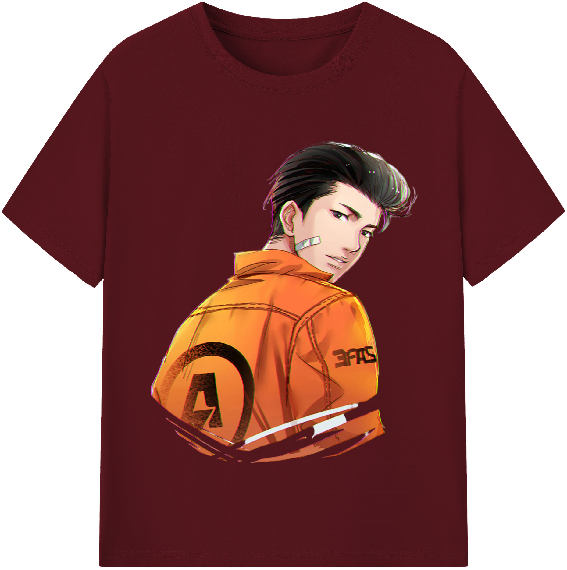 SLAM DUNK／スラムダンク 綿100％半袖Tシャツ（フロントプリント）